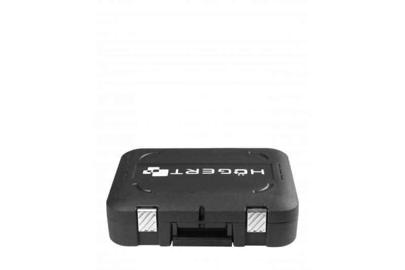 HÖGERT akumulátorová rázová utahovací souprava 200 Nm 18V s bezkartáčovým motorem.