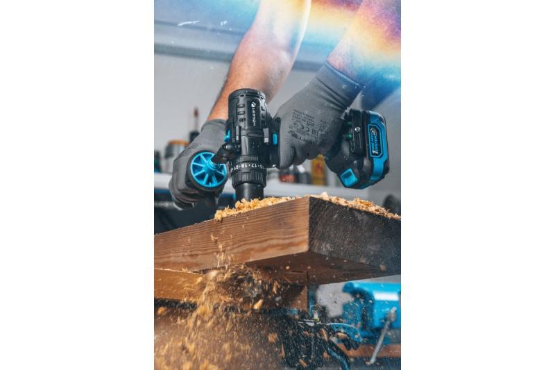 HÖGERT akumulátorová rázová utahovací souprava 200 Nm 18V s bezkartáčovým motorem.