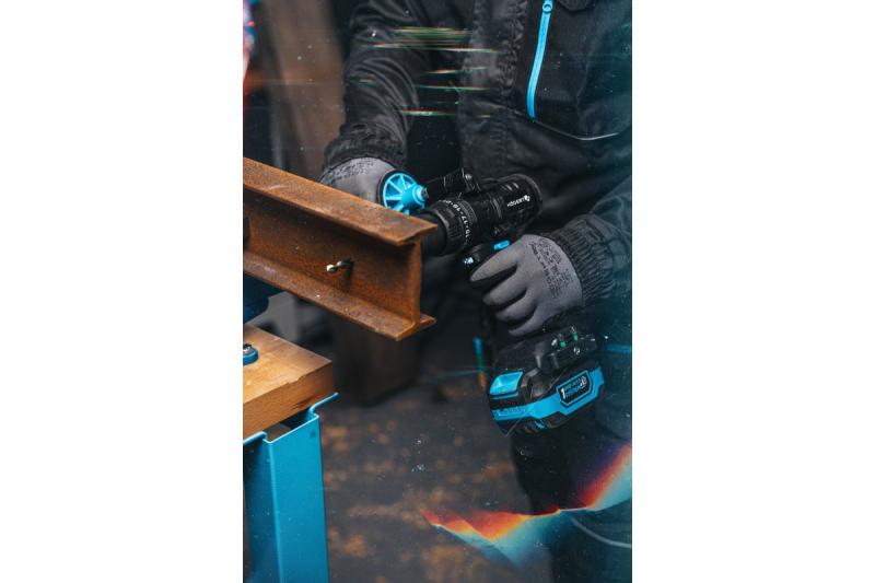 HÖGERT akumulátorová rázová utahovací souprava 200 Nm 18V s bezkartáčovým motorem.