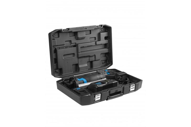 HÖGERT akumulátorová pila ocaska, 18V, bezuhlíková, baterie, nabíječka, příslušenství