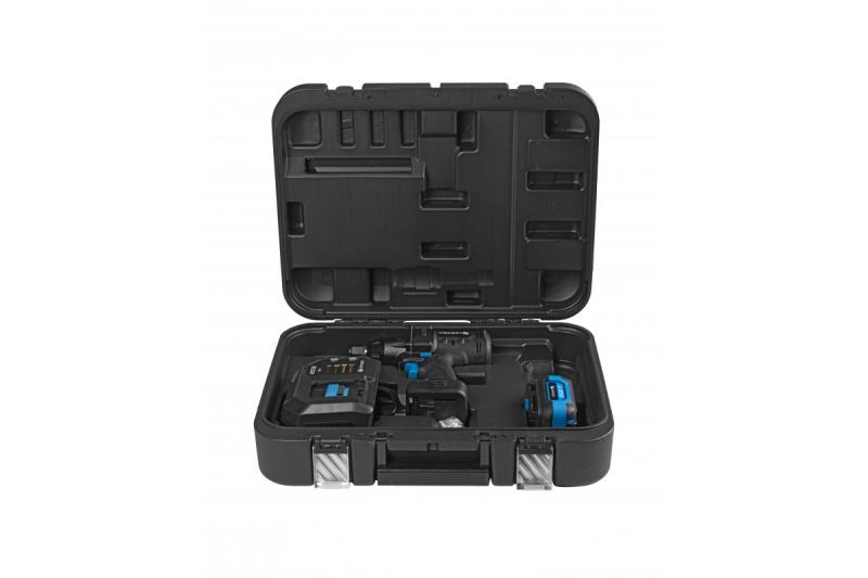 HÖGERT akumulátorový rázový utahovák, bezuhlíkový, 18V, s baterií, nabíječkou