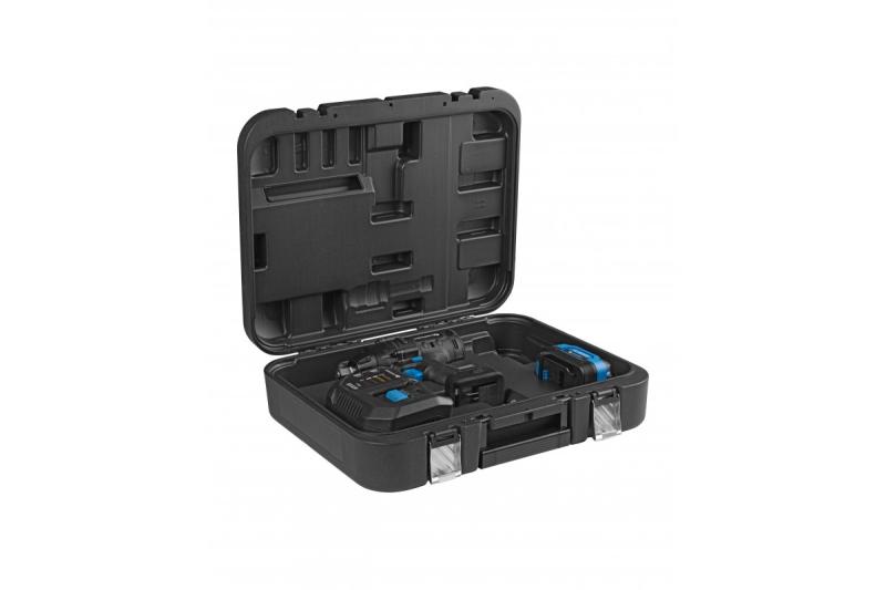 HÖGERT akumulátorový rázový utahovák, bezuhlíkový, 18V, s baterií, nabíječkou