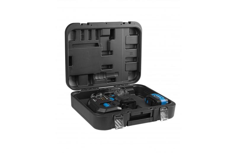 HÖGERT akumulátorová rázová utahovačka, bezuhlíková, 1000 Nm, 18V s baterií, nabíječka.