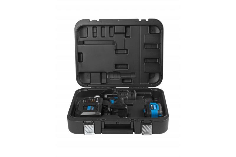 HÖGERT akumulátorová rázová utahovačka, bezuhlíková, 1000 Nm, 18V s baterií, nabíječka.