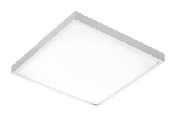 ALTAR LED Stropní světlo, 295x295mm, 4000K, 24W, 1680lm, AC180-250V, 50/60 Hz, PF>0.5, IP54, šedá, 3 roky záruka