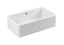Ausmann Ceramic Mira Keramické Bílé Umyvadlo - Vestavné a Polozapuštěné 795 x 460 mm 1208970515