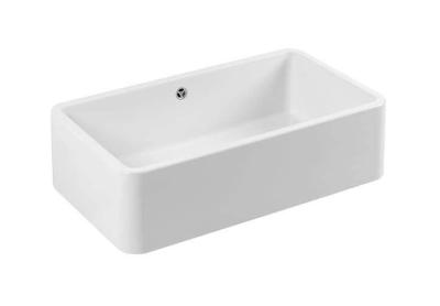Ausmann Ceramic Mira Keramické Bílé Umyvadlo - Vestavné a Polozapuštěné 795 x 460 mm 1208970515