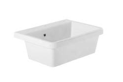Ausmann Ceramic Frost Keramické Bílé Umyvadlo - Nástavbové 660 x 506 mm s otvorem pro baterii 1208970517