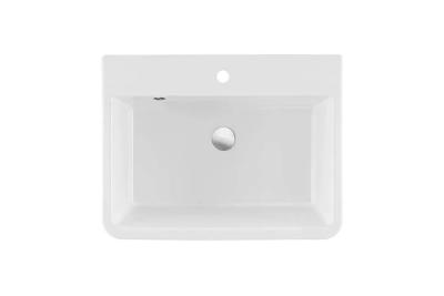 Ausmann Ceramic Frost Keramické Bílé Umyvadlo - Nástavbové 660 x 506 mm s otvorem pro baterii 1208970517