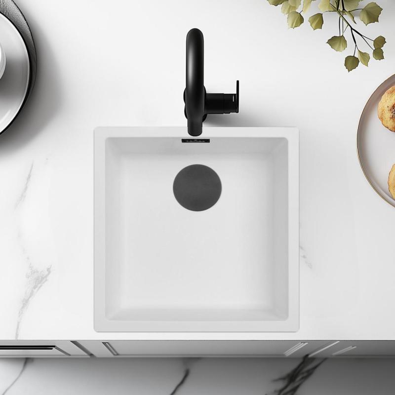 Witte Spoelbak 40x40 cm Onderbouw, Opbouw en Vlakinbouw met Mat Zwart Plug 1208970535

Přeloženo naar het Tsjechisch:

Bílý dřez 40x40 cm pro spodní montáž, horní montáž a montáž v jedné rovi