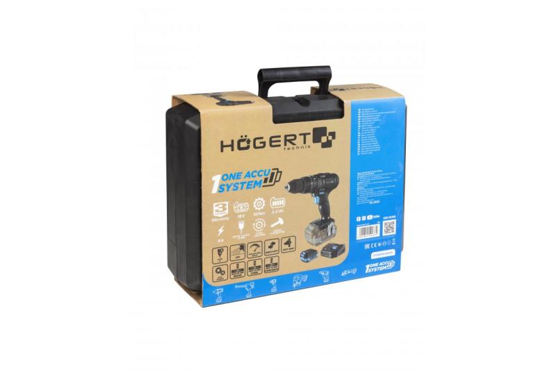 Bezdrátová rázová vrtačka 18V