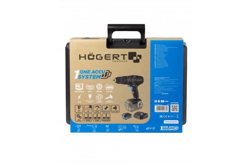 Bezdrátová rázová vrtačka 18V