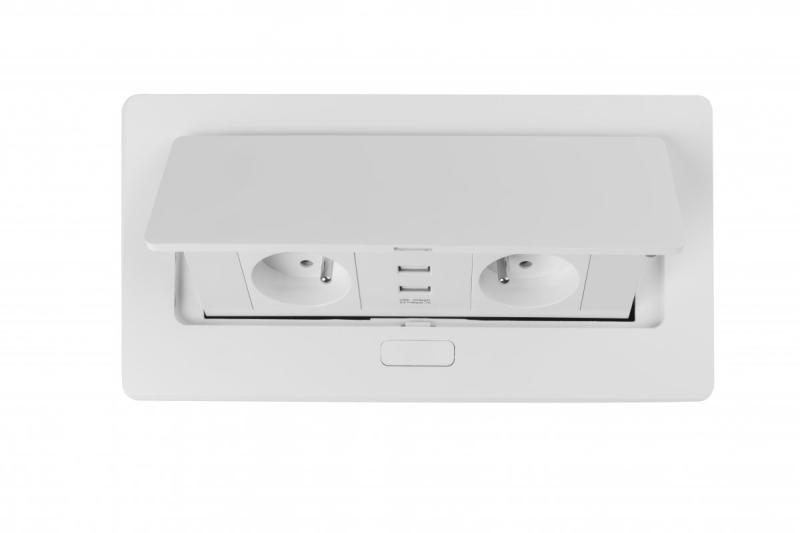 Měkký výsuvný zásuvkový modul.