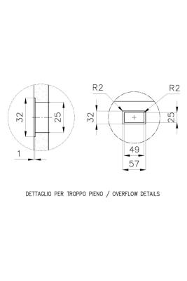 Foster Phantom Base RVS základová deska pracovní desky dřez 40x40 cm pro vestavbu do keramiky, přírodního kamene a Solidsurface tloušťka 20 mm 1208970718.