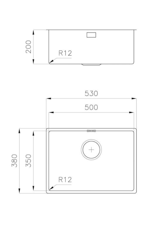 Foster L35 Speciaal 35 cm lange RVS Spoelbak 50 x 35 cm Onderbouw 1208970723 vertaalt naar het Tsjechisch als: Foster L35 Speciální 35 cm dlouhý nerezový dřez 50 x 35 cm Podstavba 1208970723.