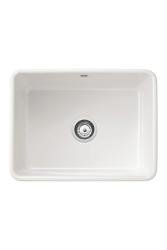 Ausmann Ceramic Mira Keramické Bílé Umyvadlo - Podstavné a Polozapuštěné 590 x 458 mm s Nerezovou Zátkou 1208970733