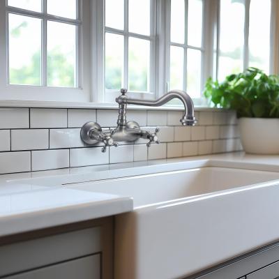 Ausmann Ceramic Mira Keramické Bílé Umyvadlo - Podstavné a Polozapuštěné 590 x 458 mm s Nerezovou Zátkou 1208970733