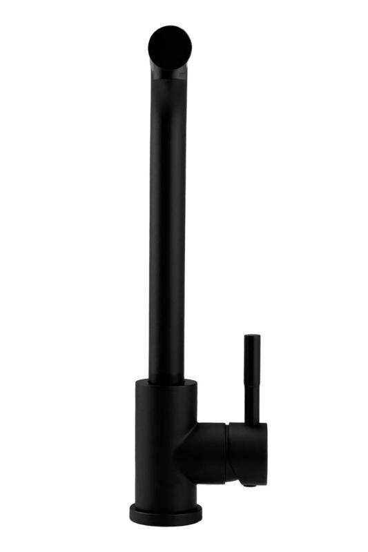 Černá kombinovaná sada dřezu 50x40 cm s černou kuchyňskou baterií 1208970765