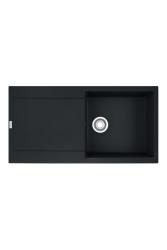 Franke Maris MRG 611-97 Fragranite Matná Černá Dřez 97 x 50 cm Montáž s Odkapávací částí 114.0628.967