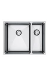 Franke Bolero Plus New R10 B2X 260-34-16 BL 1,5 Jedno a půl nerezového dřezu Vlakinbouw, podstavba a nadstavba 56x45 cm 127.0733.339
