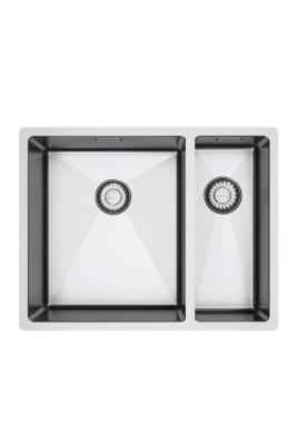 Franke Bolero Plus New R10 B2X 260-34-16 BL 1,5 Jedno a půl nerezového dřezu Vlakinbouw, podstavba a nadstavba 56x45 cm 127.0733.339