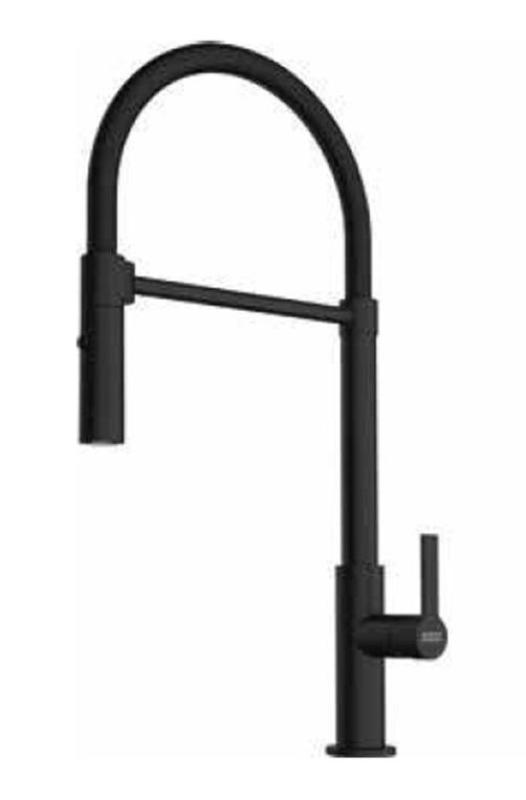 Franke Maris Semi Pro Kuchyňská baterie s flexibilním výtokem Černá 115.0728.396