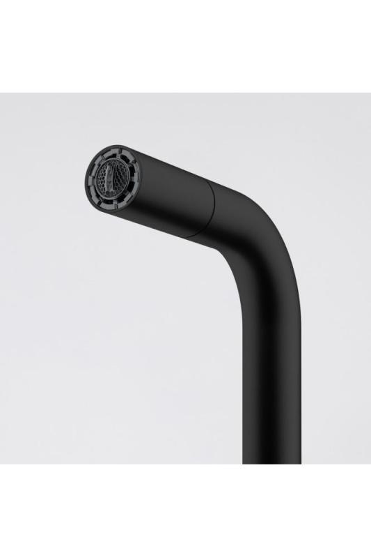 Franke Lina U Kuchyňská baterie Černá Výsuvný výtok 115.0728.477