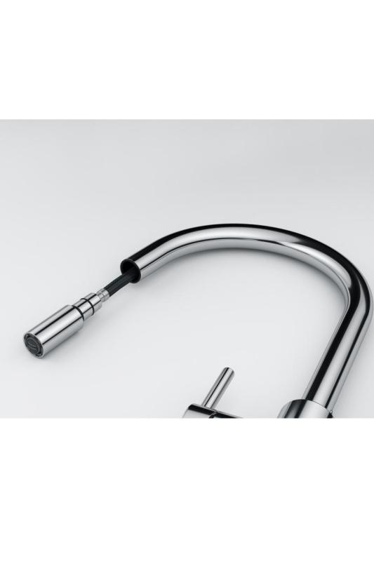 Franke Lina Kuchyňská směšovací baterie Chrom s Vytahovací Sprchou 115.0693.229