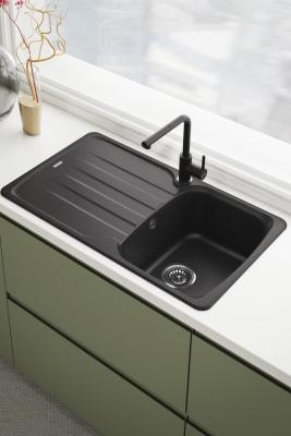 Franke Lina L Kuchyňská baterie Onyx s výsuvnou tryskou 115.0728.484