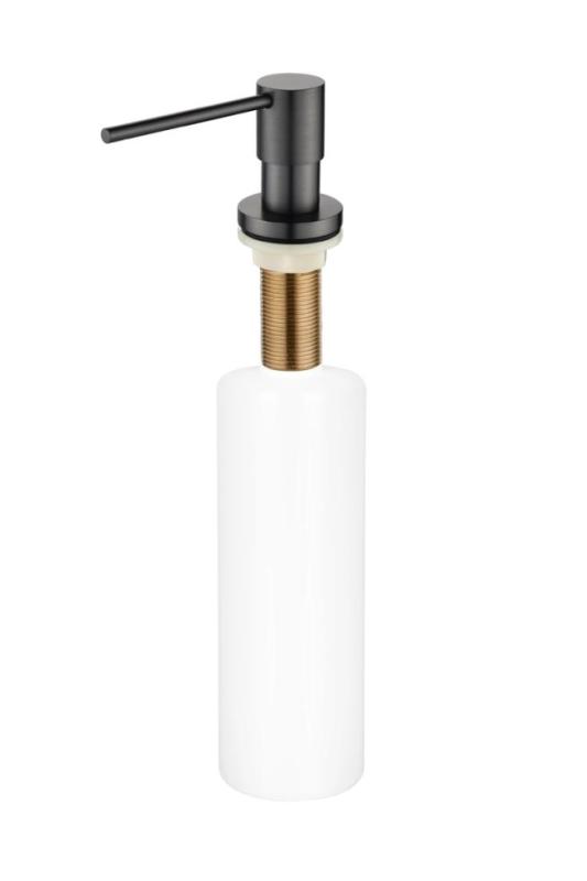 Vestavný dávkovač mýdla Ausmann Lirio Gun metal, doplňování z vrchu 1208971201