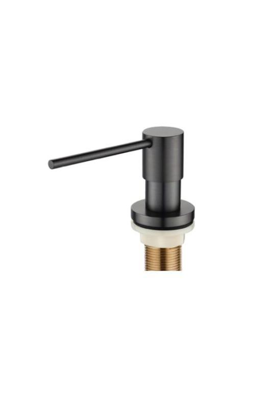 Vestavný dávkovač mýdla Ausmann Lirio Gun metal, doplňování z vrchu 1208971201