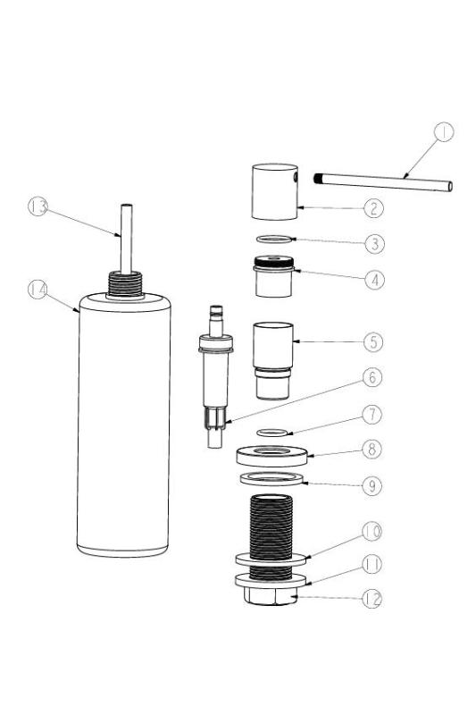 Ausmann Lirio Vestavný dávkovač mýdla Antracit, doplňovaný z vrchu 1208971204