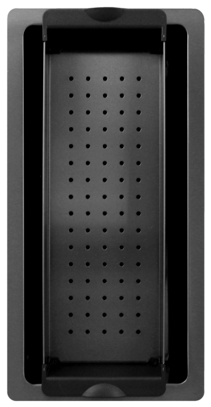 Pure.Sink Exclusivo Gun metal malý dřez 18x40 cm radius 10mm podstavba, plochá stavba a nástavba PEX1840-61