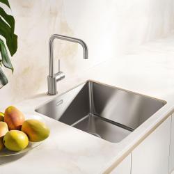 Pure.Sink Exclusivo RVS dřez 40x40 cm, rádius 10mm, pro montáž pod, rovnou a na povrch PEX4040-02