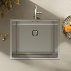 Pure.Sink Exclusivo RVS umyvadlo 50x40 cm 10mm radius podskříňové, rovnoplošné a nástavbové PEX5040-02
