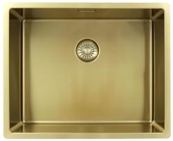 Pure.Sink Exclusivo Zlatý dřez 50x40 cm 10mm rádius podskříňový, rovný a nástavbový PEX5040-60