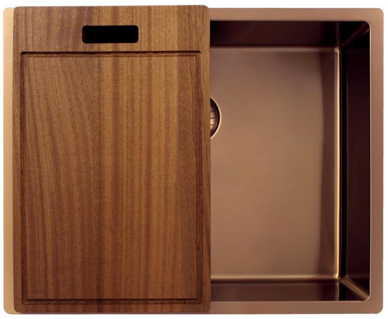 Pure.Sink Exclusivo Měděný dřez 50x40 cm 10mm rádius podstavba, rovinná konstrukce a nástavba PEX5040-62