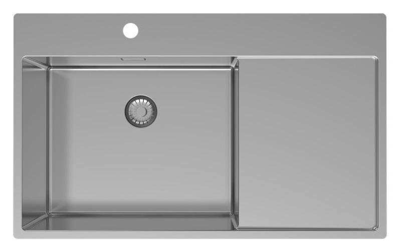 Pure.Sink Exclusivo nerezový dřez s odkapávací částí 86x52 cm Tapwing vlevo PEX5086LT-02