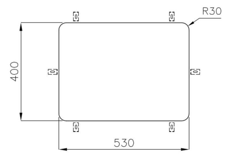 Foster Nerezový dřez 53 x 40 cm Vestavěný 1208971523