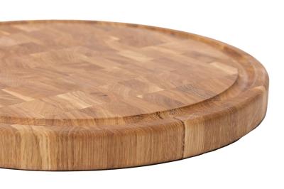 Woodsea Woodstone Oak round - Dubový Dřevěný kulatý prkenný Ø42cm 1208971525