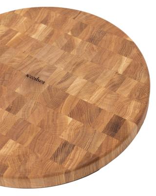 Woodsea Woodstone Oak round - Dubový Dřevěný kulatý prkenný Ø42cm 1208971525