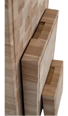 Woodsea Woodstone Ash S - Jasanové Dřevěné Prkénko na Krájení Čtvercové 20x20cm 1208971526