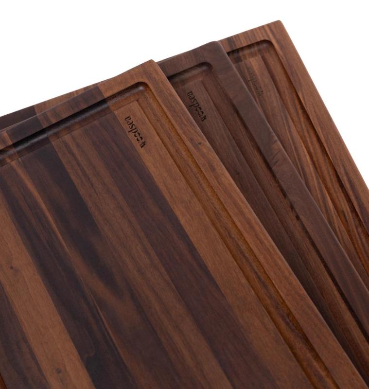 Woodsea Butcher Groove S - Ořechové Dřevěné prkénko na krájení se šťávovodem 45x30 cm 1208971534