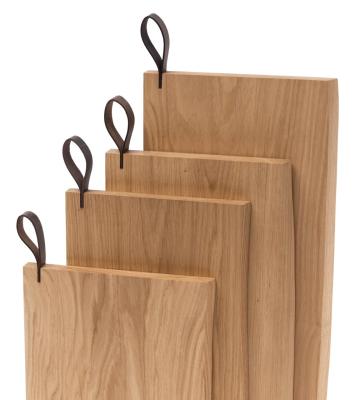 Woodsea Chop-Chop Oak S - Oak Cutting Board 25x24cm with Leather Handle 1208971539