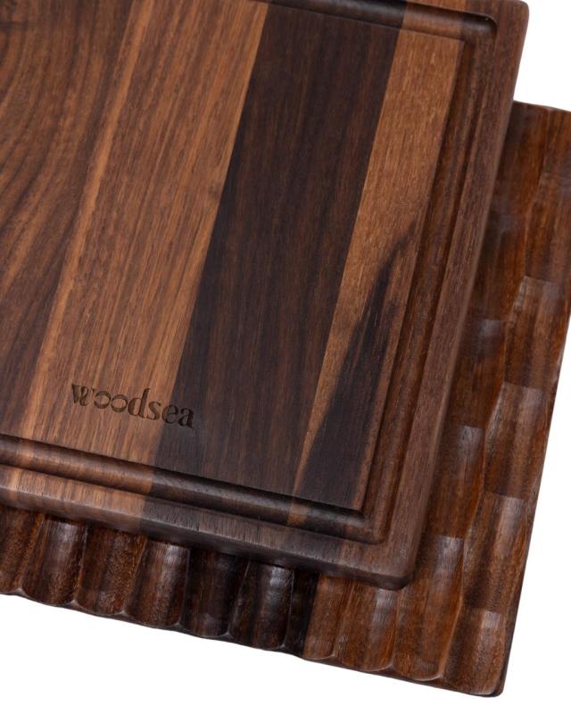 Woodsea Dunes Walnut S - Vlaková Deska z ořechového dřeva Dunes 27x20 cm 1208971547