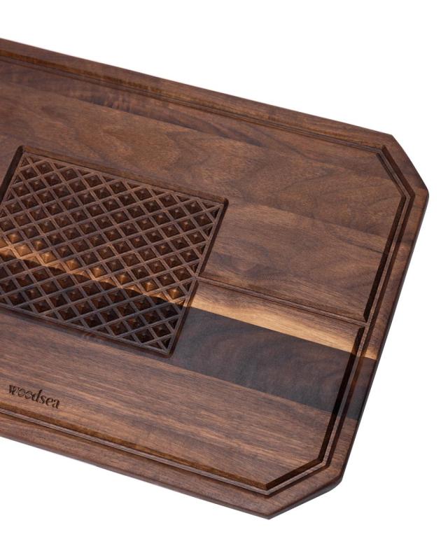 Woodsea Castle Steak - Vlašskořezová steaková krájecí a servírovací prkénko 45x30 cm 1208971569