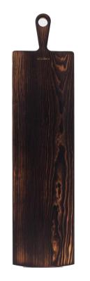 Spálený borový Woodsea Pine L - Prkenné prkno z borovicového dřeva 20x82 cm 1208971577