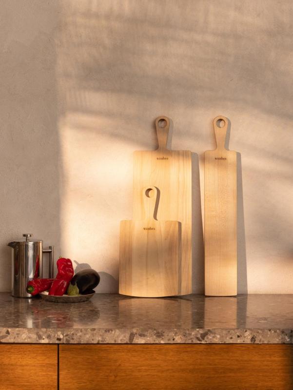 Woodsea Pine Natural - Javorové podávací prkno 11x62 cm 1208971578