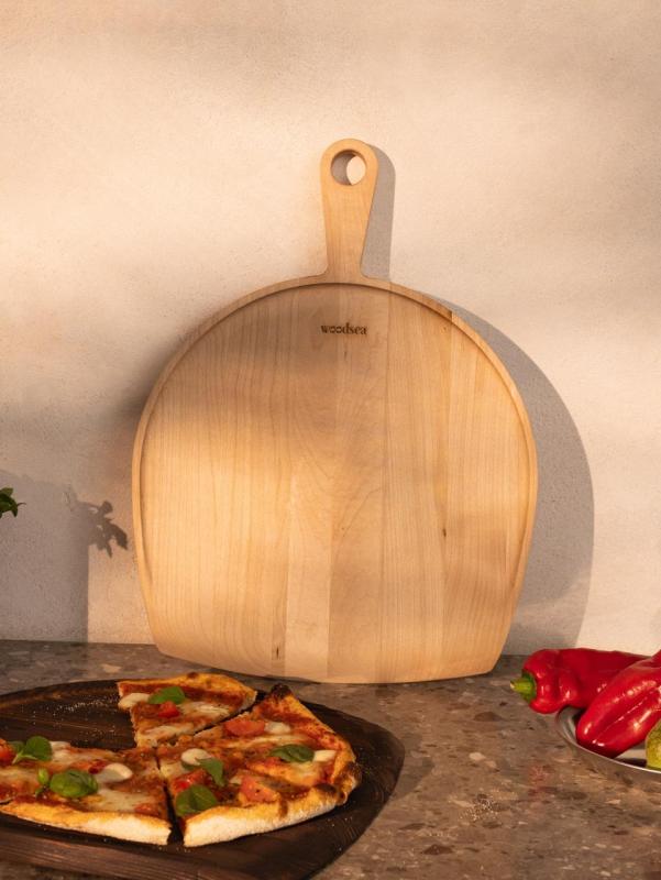 Woodsea Pine Natural - Javorové pizzové prkno 47x35 cm 1208971581