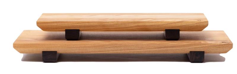 Woodsea Sushi S - Essenhoutová sushi prkénko s vlašskými ořechovými nožičkami 30x12 cm 1208971584